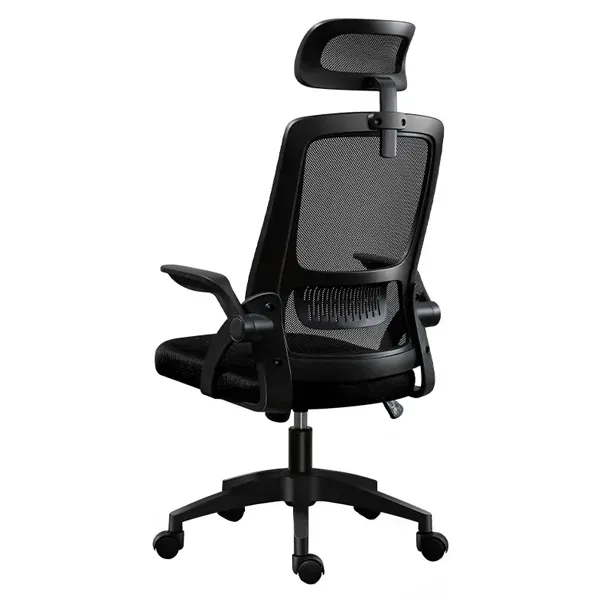 Office Chair, Fabric, Up to 100kg, Black