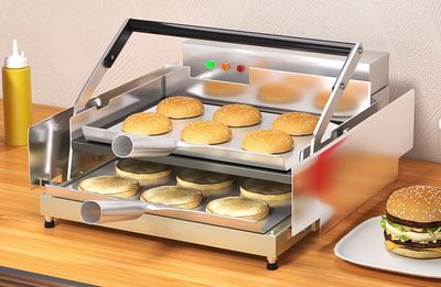 220V/ 0.8KW, Burger Bun Grill