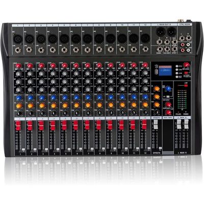 12-channel, Professional Mixer,  with DSP effects and Bluetooth/USB