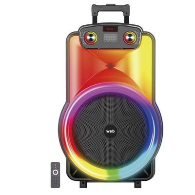 15&quot; trolley speaker Bluetooth/SD/USB/Radio LED light