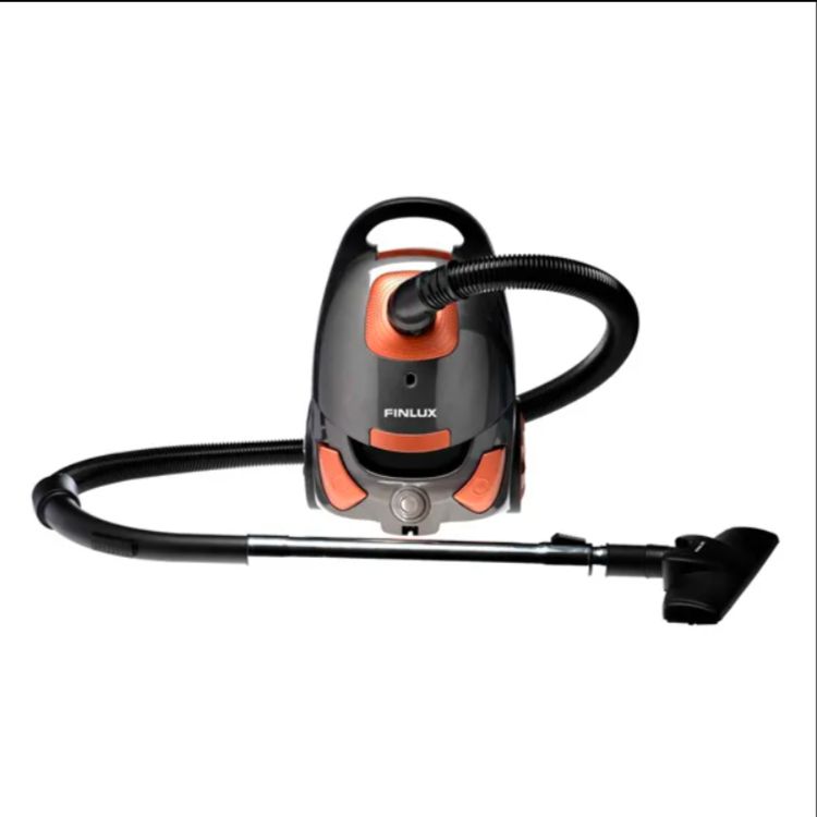 700 W, Bagged Vacuum Cleaner, HEPA, Grey/Orange – FINLUX FCH-2555M