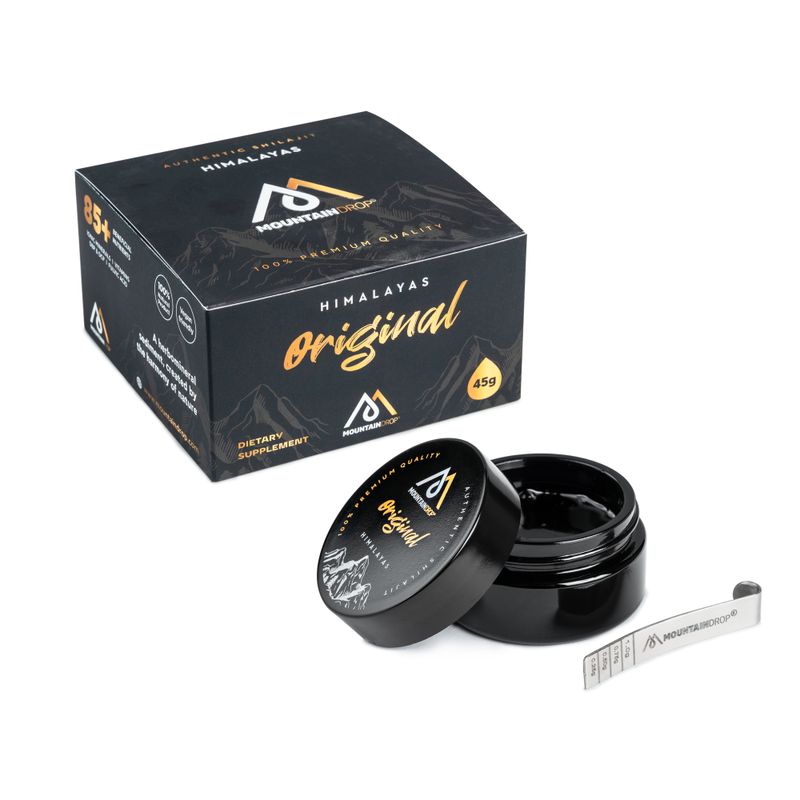 Premium Himalayan Shilajit Resin in Malta – Mountaindrop® Original 45g