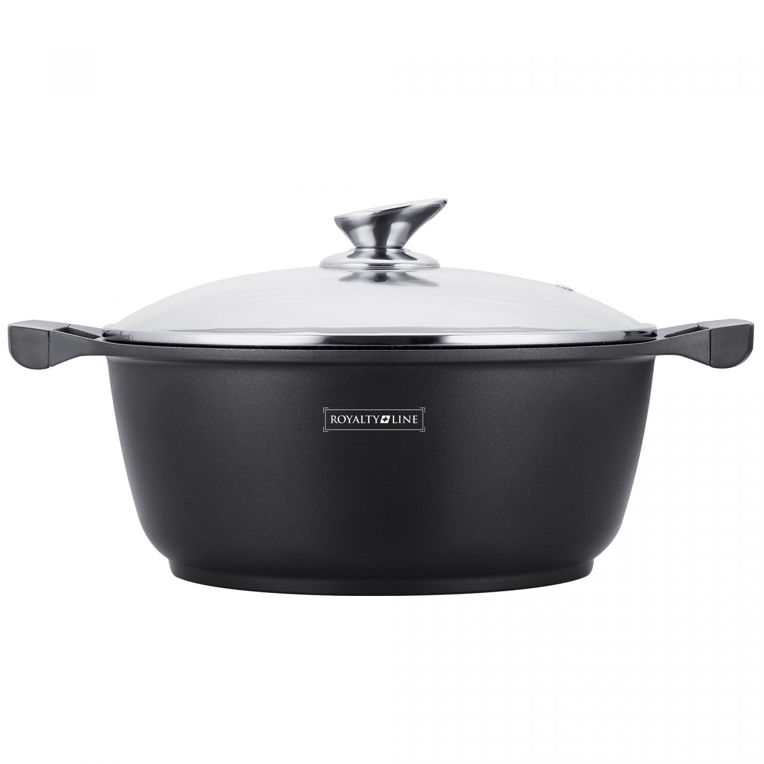 Royalty Line RL-BS24M: Marble Coated Cooking Pot &amp; Casserole - 24cm