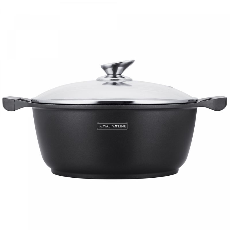 Royalty Line RL-BS30M: Marble Coated Cooking Pot &amp; Casserole - 30cm