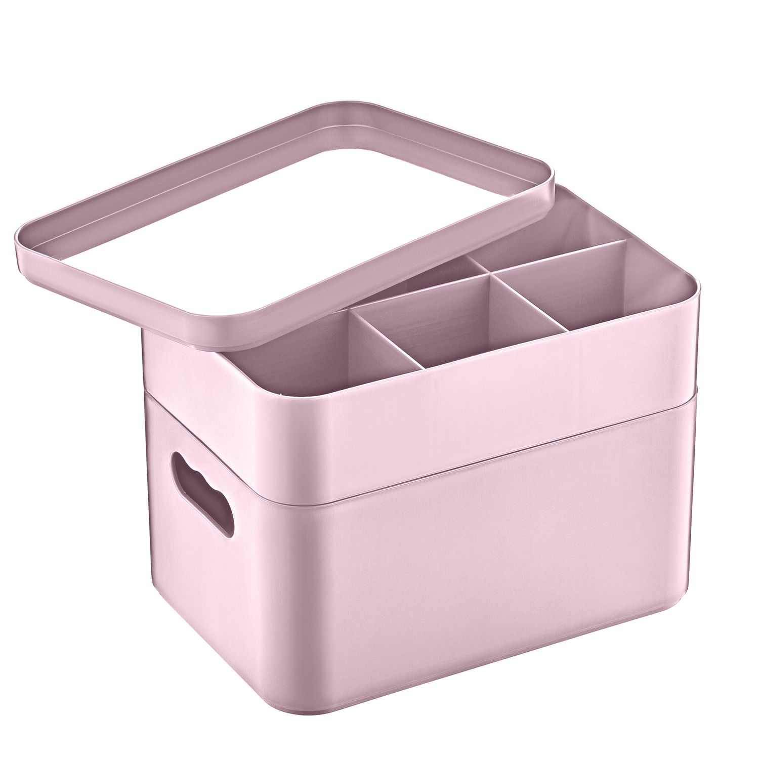 Herzberg HG-OKY676: 2 Layer Multipurpose Organizer Box Purple