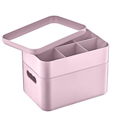 Herzberg HG-OKY676: 2 Layer Multipurpose Organizer Box Purple