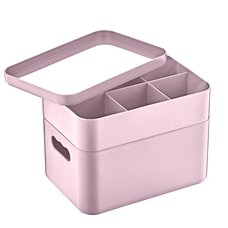 Herzberg HG-OKY676: 2 Layer Multipurpose Organizer Box Purple