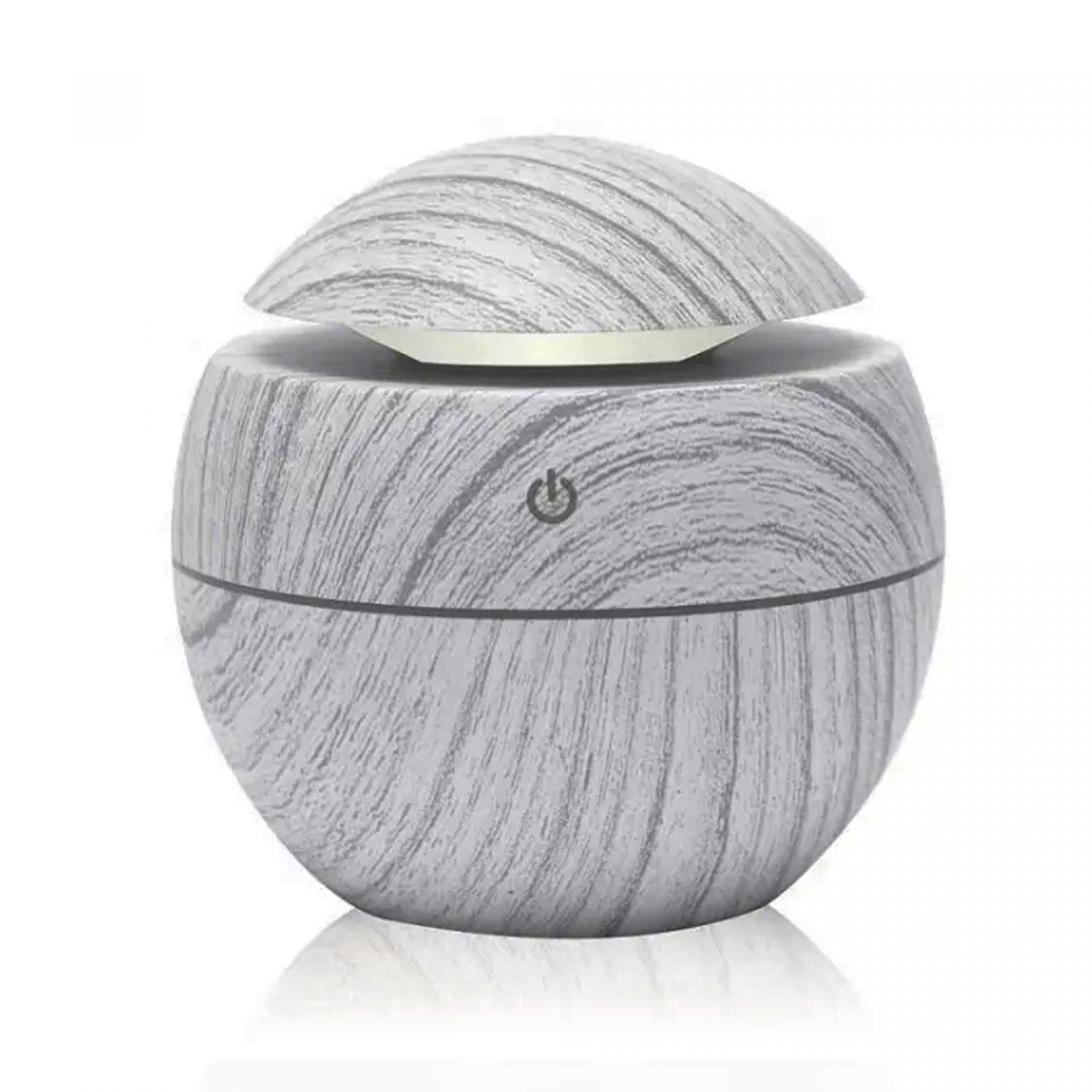 Herzberg Air Humidifier Aroma Oil Diffuser Gray