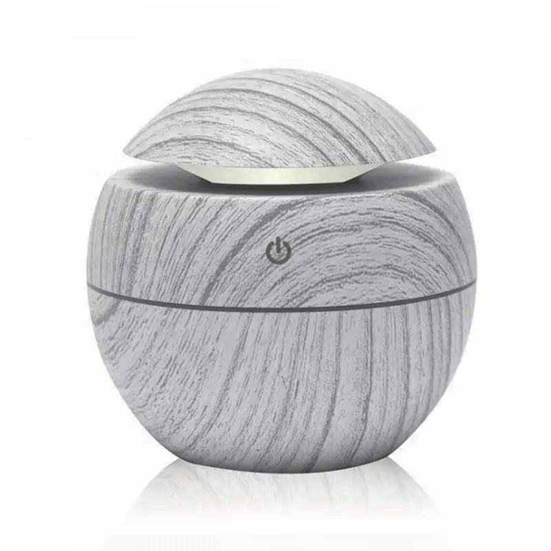 Herzberg Air Humidifier Aroma Oil Diffuser Gray