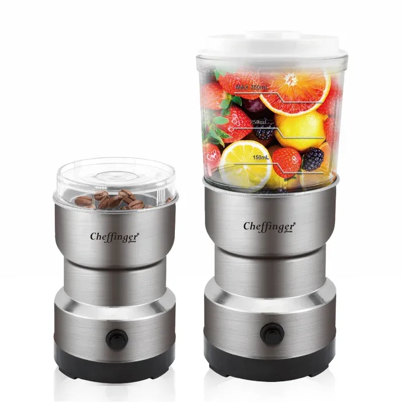 Cheffinger CF-CGB300: 300W Coffee Grinder &amp; Juice Electric Blender