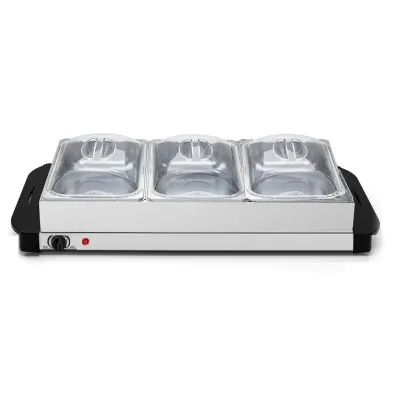 Cheffinger CF-BW300: 3.5 Quarts 2 in 1 Buffet Warmer + Hotplate