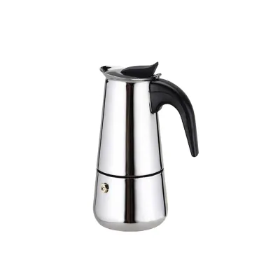 Eisenbach EB-400CM: S/S Cafetiere Expresso Coffee Maker- 4 Cups