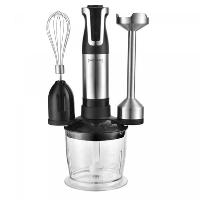 Royalty Line RL-ESMS800BLK: 3-in-1 Hand Blender Set - Power Whisk, Immersion Blender, Chopper - Black