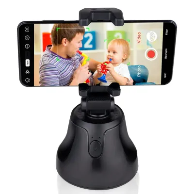 Grundig ED-49803: 360� Rotating, Face/ Object Tracking Phone Holder for Vlogger