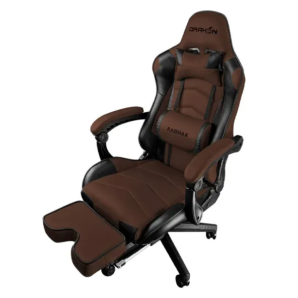 Sedia da gioco in pelle PU, RAIDMAX Drakon DK709-BN