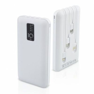 Powerbank 8800mAh White – USB, Type-C, Lightning