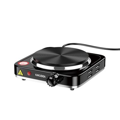 Electric hot plate, single burner, 1000W, black, KSC-1567