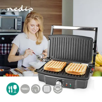 1500W, contact grill, Nedis