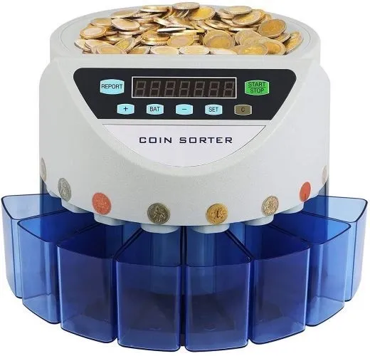 Electronic, coin sorting,  coin counter, ksv-550