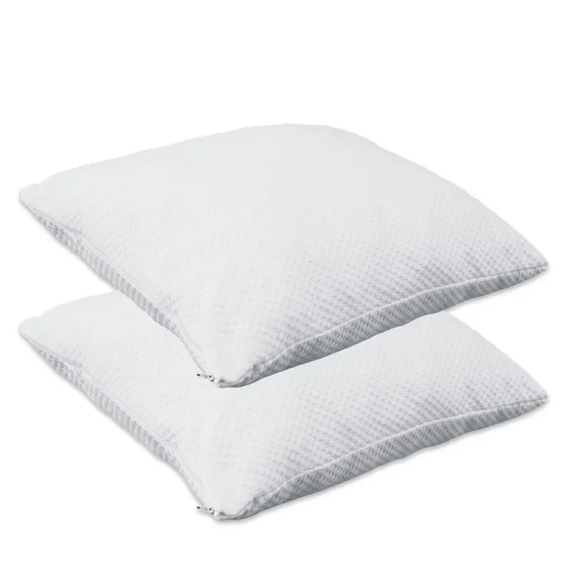 Herzberg HG-65X2: 2 Pieces Shredded Memory Foam Pillow by Hezberg ...