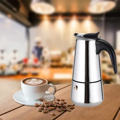 Eisenbach EB-400CM: S/S Cafetiere Expresso Coffee Maker- 4 Cups