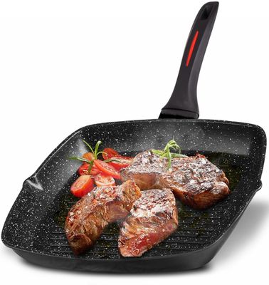 Grill Pan 28cm Cast Aluminum Non-Stick Royalty Line FGN28-BK