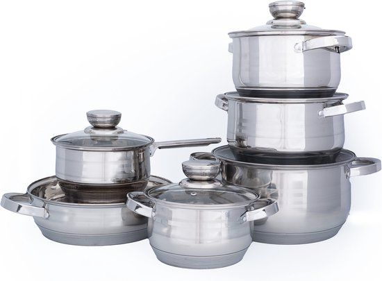 Royalty Line 1231 6-Piece Stainless Steel Cookware Set – Malta