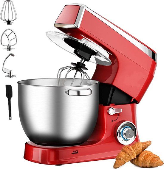 Royalty Line PKM2100-RD 2100W Kitchen Machine 7.5 L – Malta