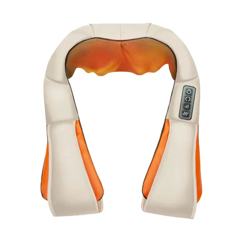 Herzberg HG-MSG20: Shiatsu Neck and Shoulder Massager Beige