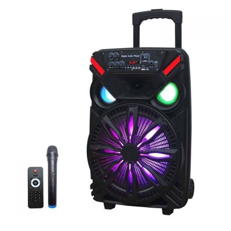 12″ Trolley Speaker with Wireless Mic - Arrango AR57189