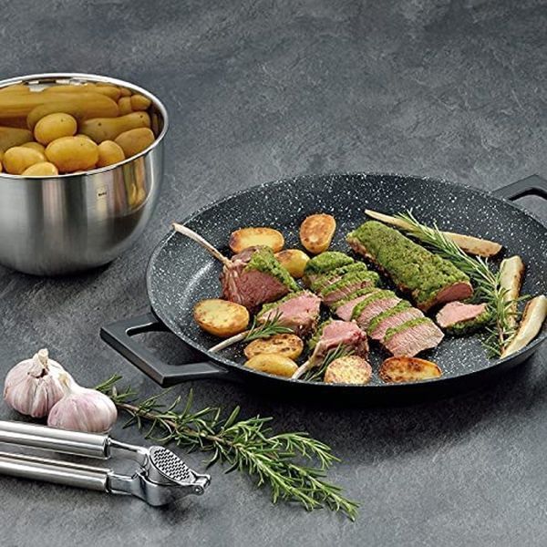 36cm Paella Pan Marble Coated Royalty Line MP36M