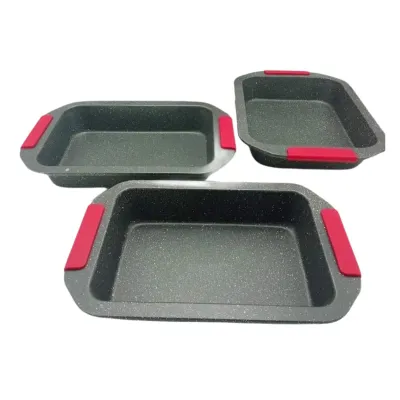 Platinum Cookware PL-CS1003S: 3-Piece Bake Pan Set