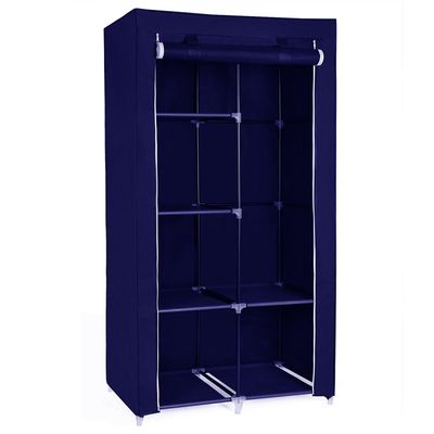 Herzberg HG-8010: Storage Wardrobe - Small Blue