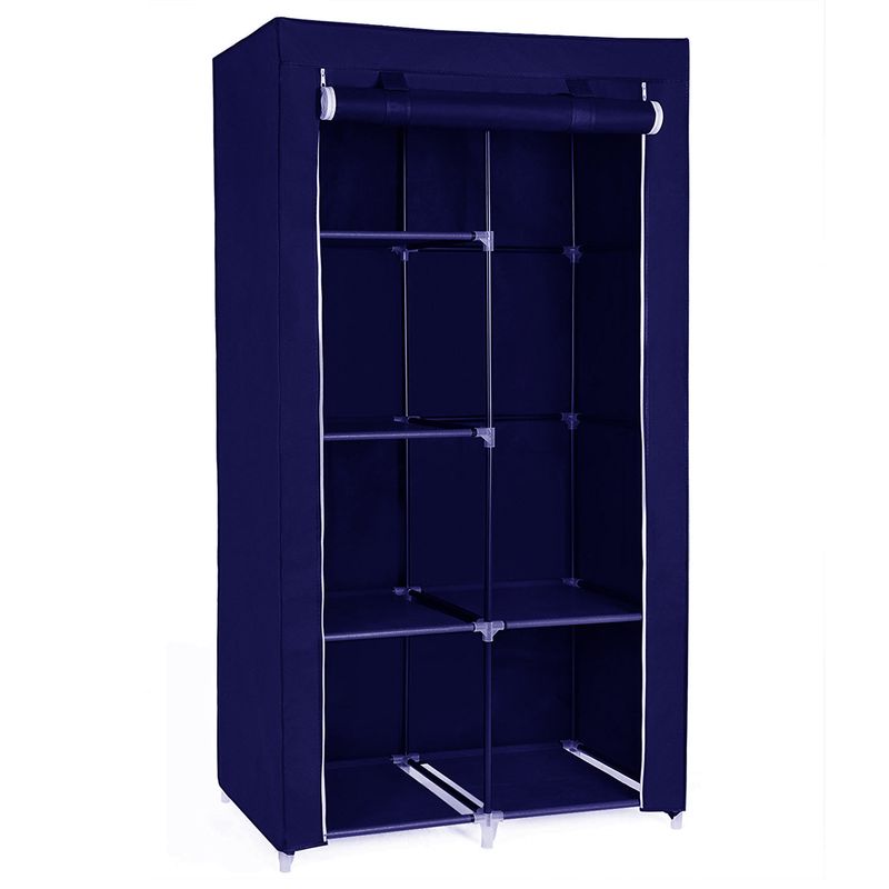 Herzberg HG-8010: Storage Wardrobe - Small Blue