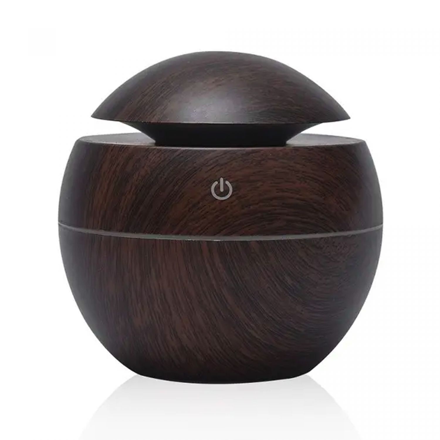 Herzberg Air Humidifier Aroma Oil Diffuser Dark wood