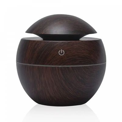 Herzberg Air Humidifier Aroma Oil Diffuser Dark wood