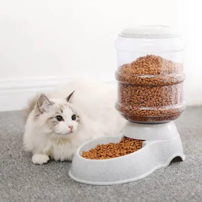 Herzberg HG-04180: Automatic Self- Despesing Pet Feeder - 3.5 L