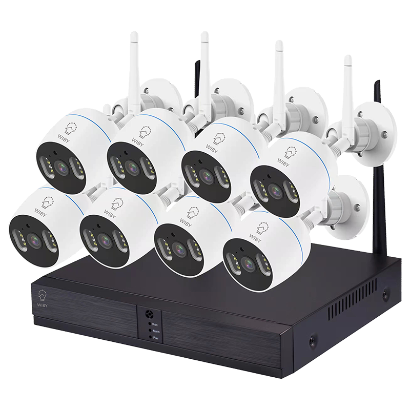Wireless, 8 cameras, 3MP, security camera system, NVR, 1TB hard disk included, WiBy Wireless, 8 cameras, 3MP, security camera system, NVR, 1TB hard disk included, WiBy
