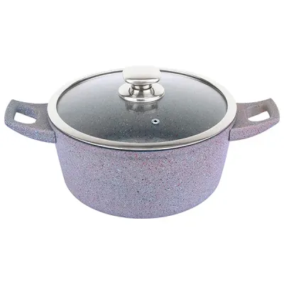28 cm, casserole pot, silver, Royalty Line  FC28M-SV