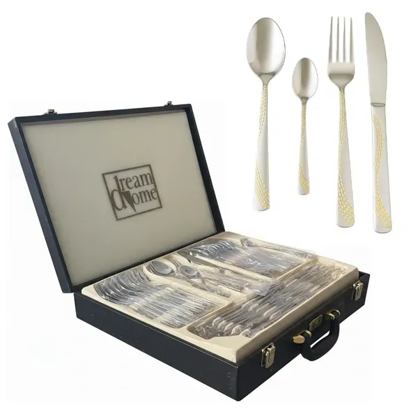 Cutlery Set 84-Piece Durable Stainless Steel Royalty Line