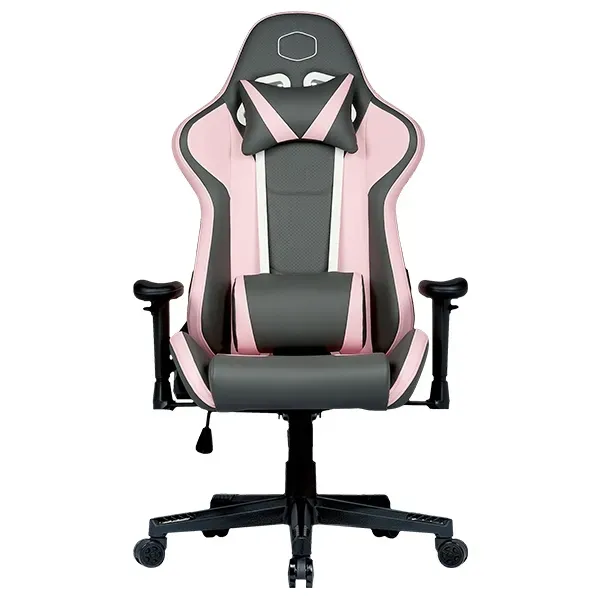 Gaming chair, pu leather, grey-pink, Caliber R1S Gaming chair, pu leather, grey-pink, Caliber R1S