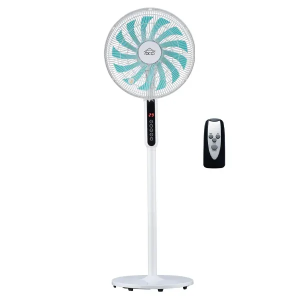 60W,  40cm Stand Fan, Adjustable oscillation angle. White