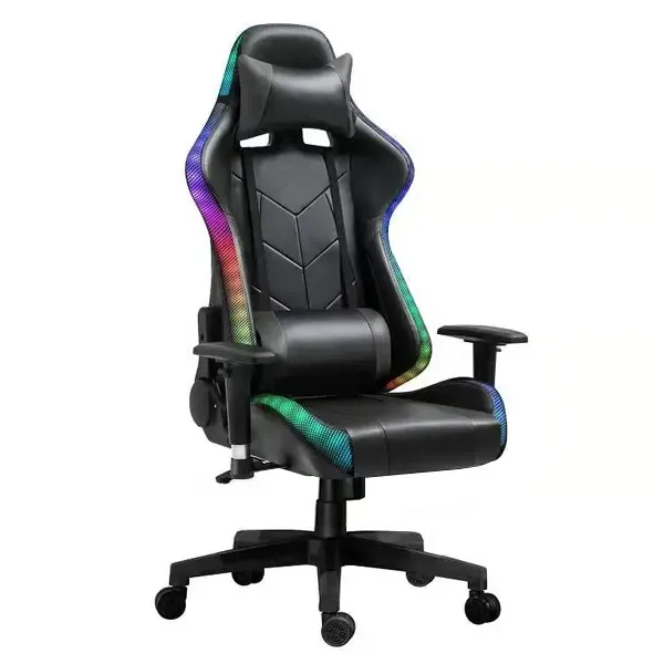 Gaming chair, RGB lighting, PU leather, adjustable armrests black, CIS Gaming chair, RGB lighting, PU leather, adjustable armrests black, CIS