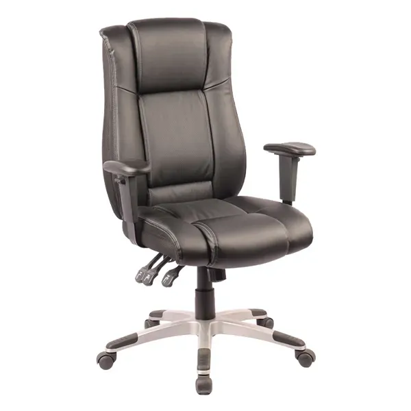 Office Chair, PU Leather, Black, BELEM OGDEN Office Chair, PU Leather, Black, BELEM OGDEN