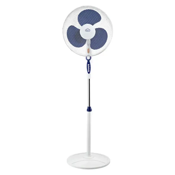 45W, 40cm Stand Fan, Plastic Blades, White