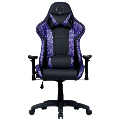 Gaming chair, PU leather, purple, Coolermaster Caliber R1S CAMO