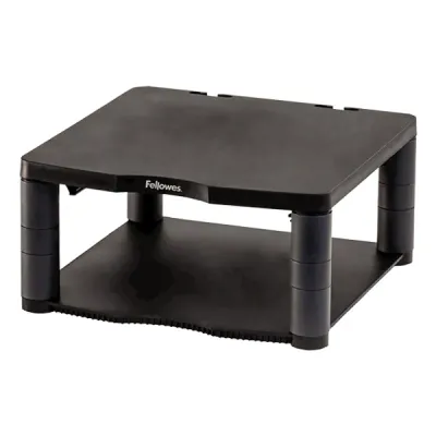 FELLOWES 9169401 Table-top Monitor Stand, Max 36Kg, Height Adjustable, Black