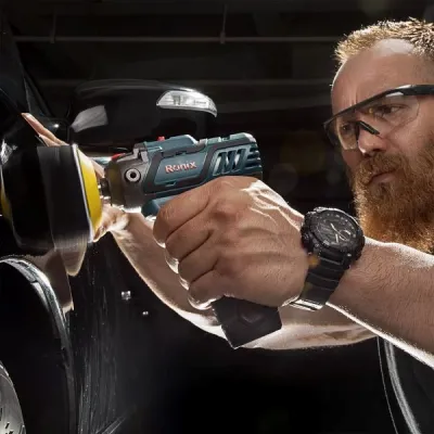 8304 Cordless Polisher, 12V, 2Ah, RONIX