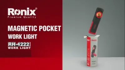 500lm, magnetic pocket, work light, RONIX RH-4222