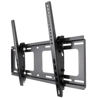 MANHATTAN 461481 Wall-Mount 37″ to 80″ TV Bracket, Tilting, Max 80Kg, Heavy-Duty, Dist. from wall 53mm, Black MANHATTAN 461481 Wall-Mount 37″ to 80″ TV Bracket, Tilting, Max 80Kg, Heavy-Duty, Dist. from wall 53mm, Black